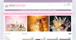 Desktop Screenshot of miniprofumi.com